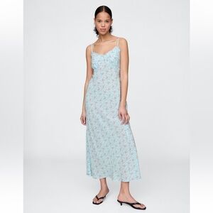 NWT Ruffle-trim Maxi Slip Dress Sz XL GAP- looks like Reformation